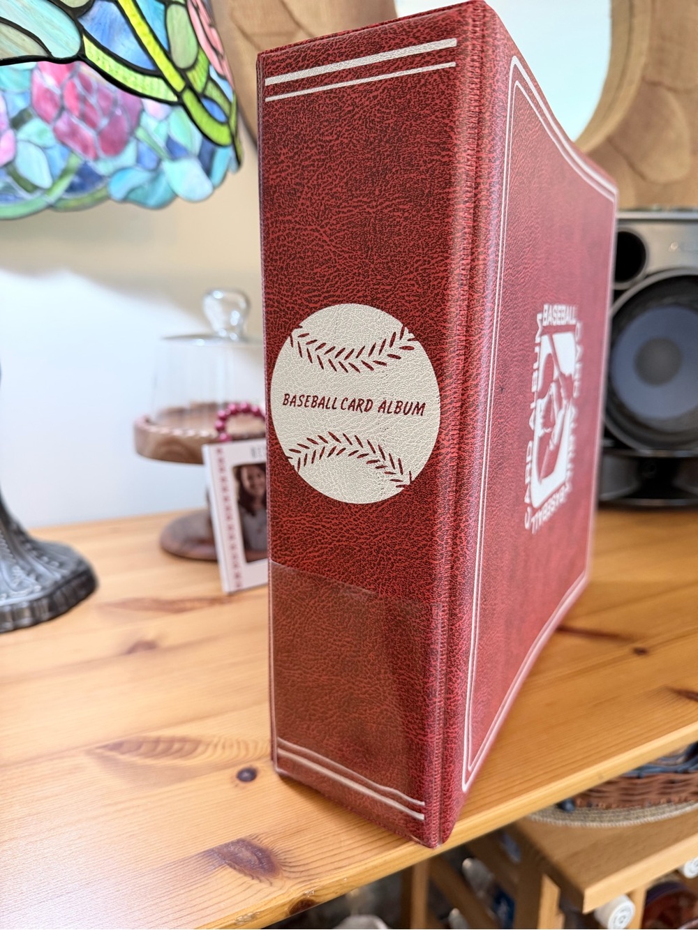 Topps Red Baseball Card Collector Album